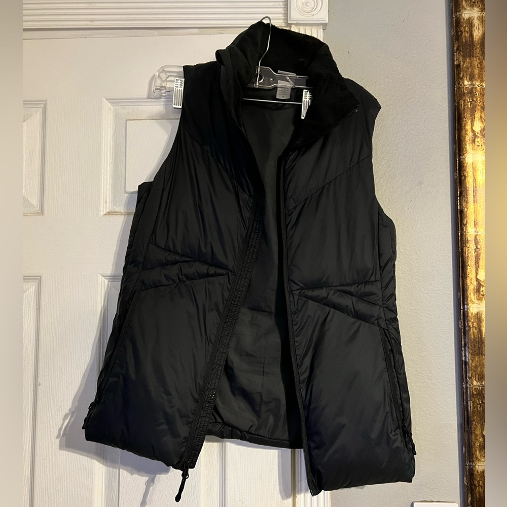 Black champion puffer vest